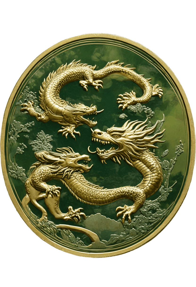 tiger,qing dynasty,chinese mythology,cloisonnism,dragon centered,draconians