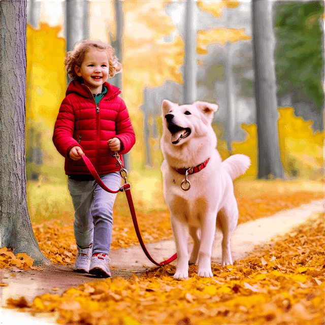 red background