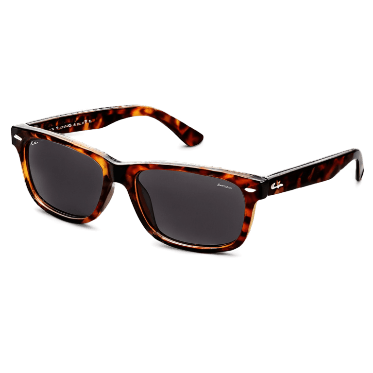 america sunglasses png A pair of tortoise shell sunglasses on a brown background