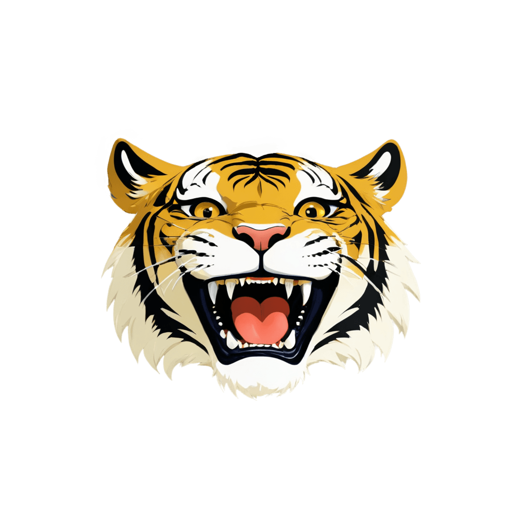 tiger,anime mouth tiger png,((tiger)),tigers,dating app icon,tigerman