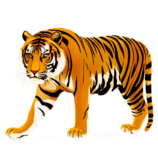 tigre, ((tigre)), ardilla / tigre, icono de aplicación, medio tigre, icono de aplicación ios