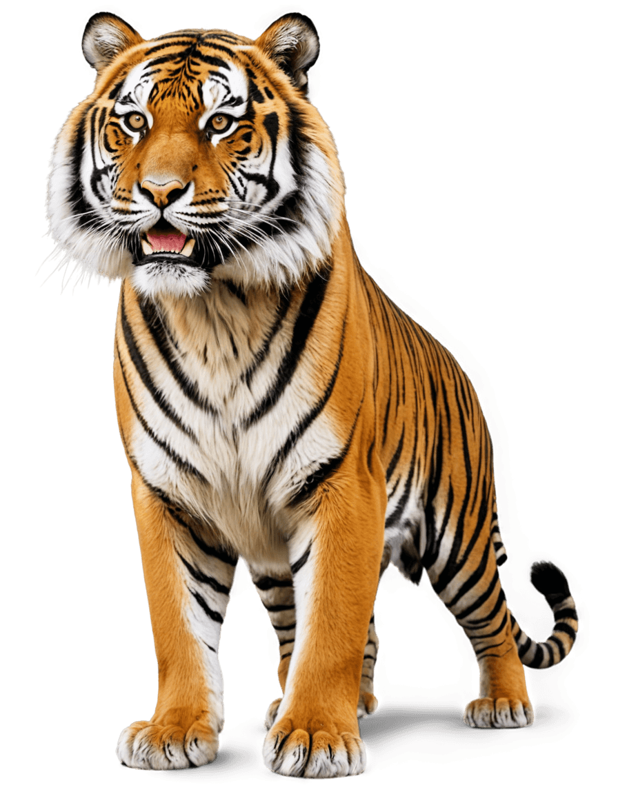 tiger,highly detailed animal,realistic digital drawing