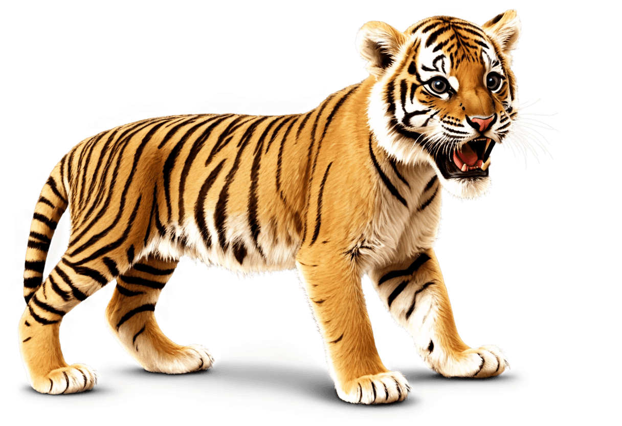 tiger,baby saber tooth tiger png,a tiger,animal drawing,squirrel/tiger,half tiger