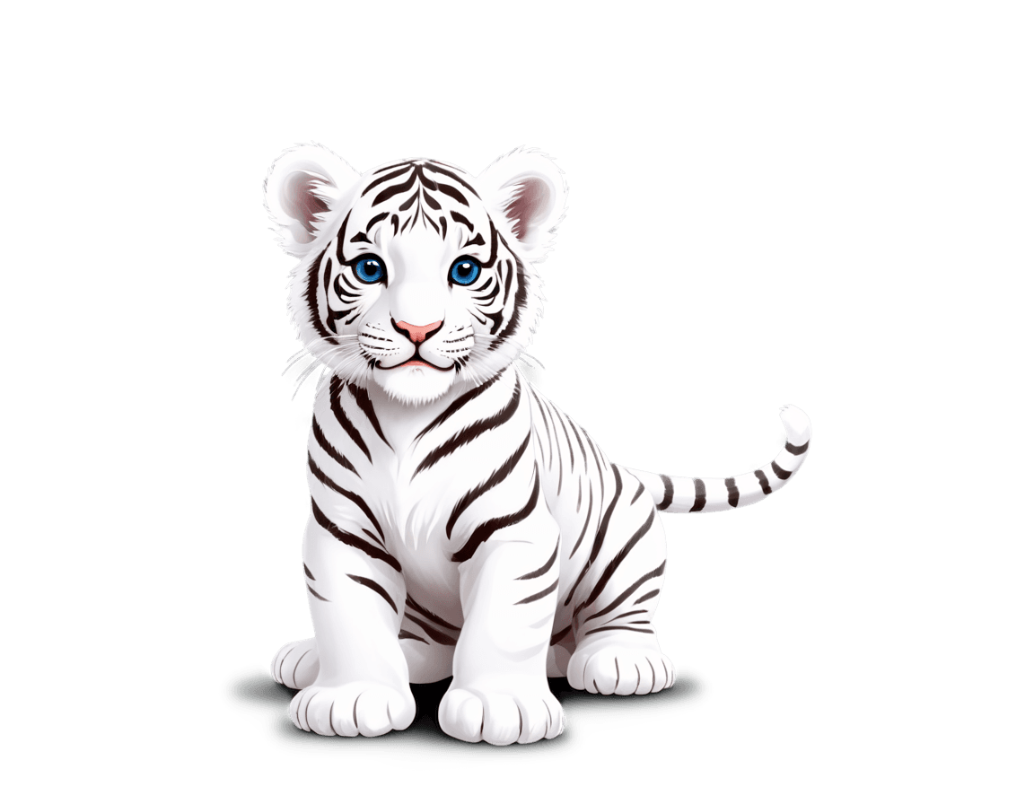 tiger,cute! c4d,((tiger)),ambient occlusion render