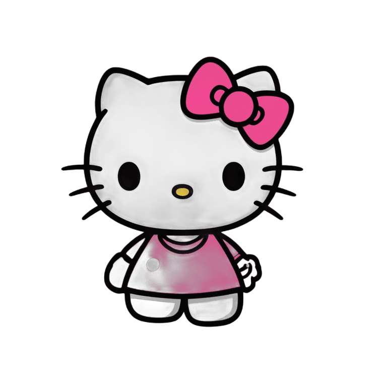 Hello Kitty，背景 Hello Kitty 粉红色 PNG，机器猫，可爱的机器人，可爱的机器人女孩，完全机器人！！猫女