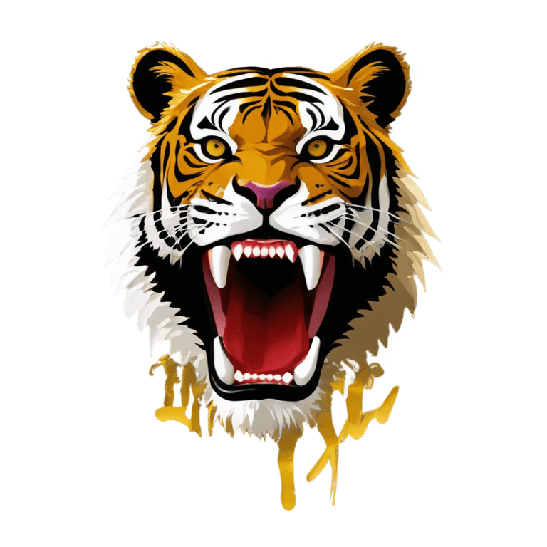 tiger,bape tiger logo png,((tiger)),tiger_beast,sacred tiger,a tiger