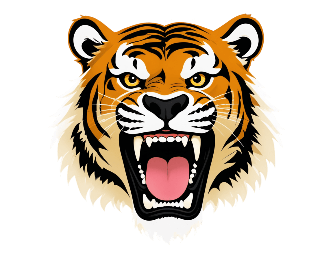 tiger,((tiger)),tiger head,vector graphics icon,a tiger,app icon