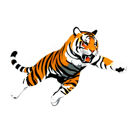 tiger,tiger_beast,3d shadowing effect,squirrel/tiger