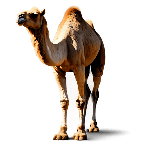 camel emoji png A camel stands in the shade