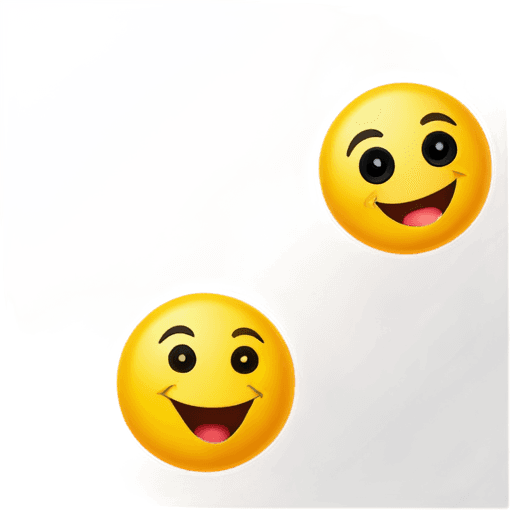 cara feliz emoji png Two smiley faces with mouths open and eyes closed