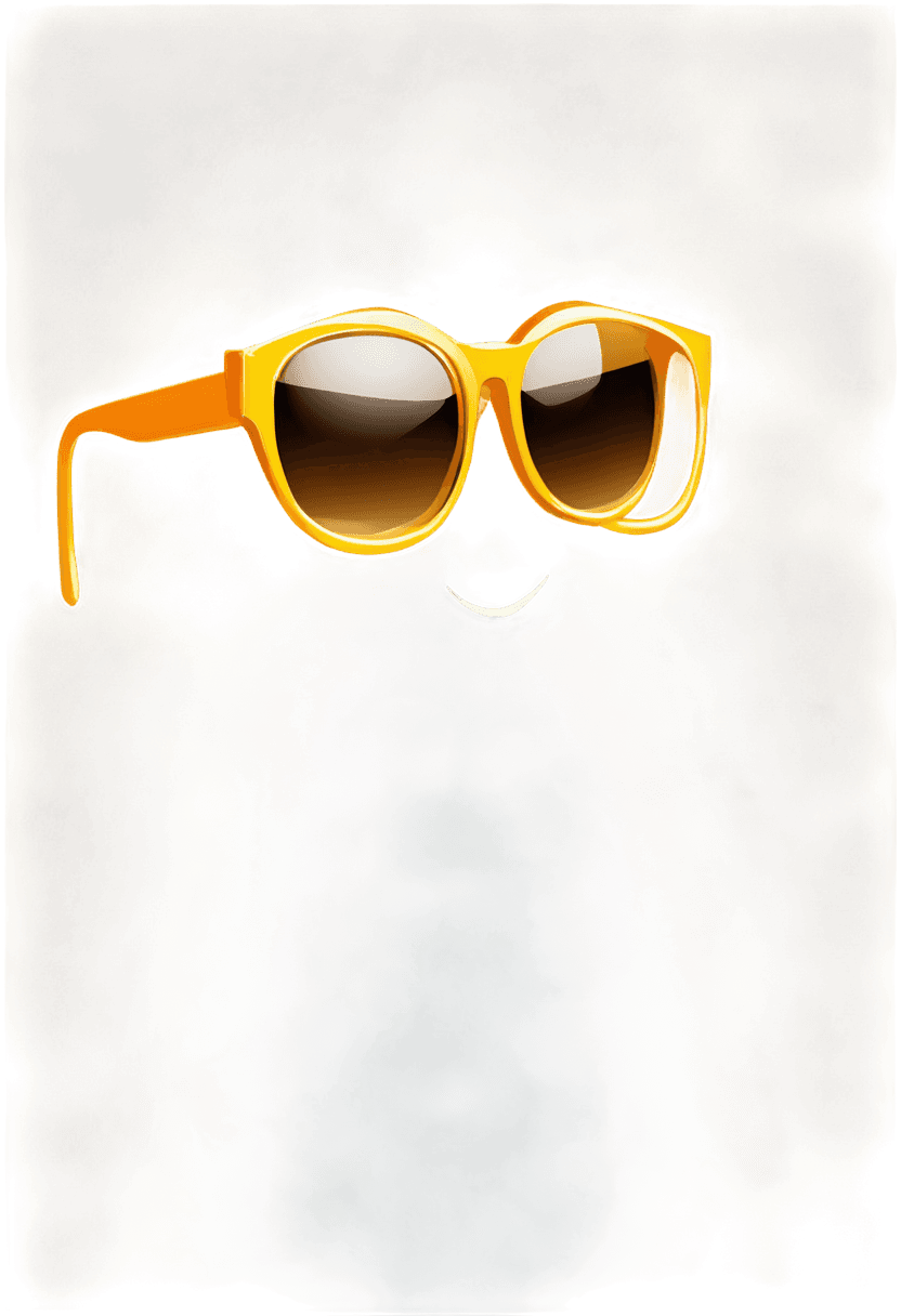 sunglasses,praise the sun,yellow glowing background,wearing gold glasses