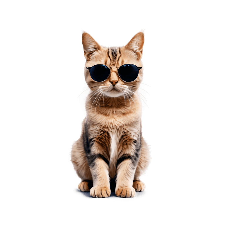 sunglasses,cat with sunglasses png,awesome cat,trending on artbreeder,lemon wearing sunglasses,cute cat