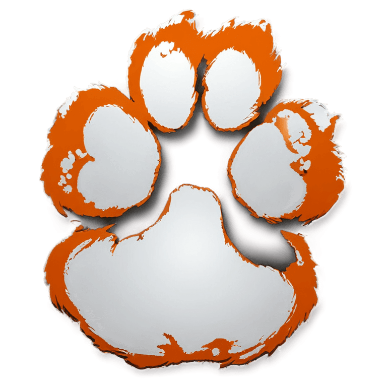 tiger,high school mascot,paw pads,game icon,((tiger)),furry paw art