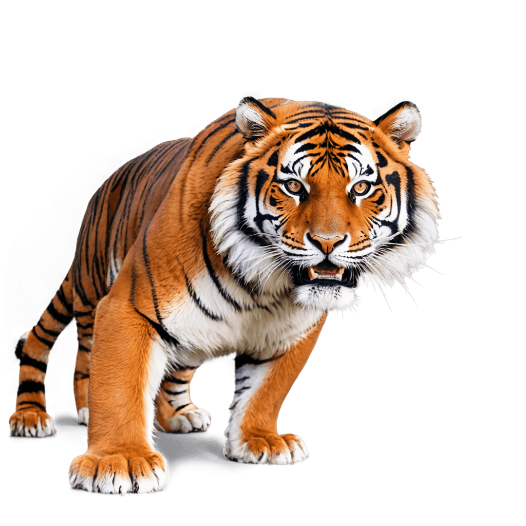 tiger,tiger skin,realistic 3d,anthropomorphic tiger,photographic render