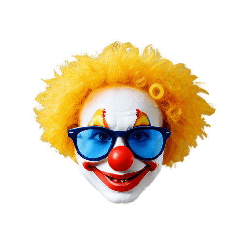 sunglasses,clown sunglasses png,communist clown portrait,realistic clown makeup,real clown makeup,portrait skull clown