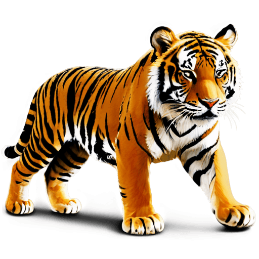 tigre, collins ms tiger png, animal altamente detallado, pintura de animales, pintura de aerógrafo digital, piel de tigre