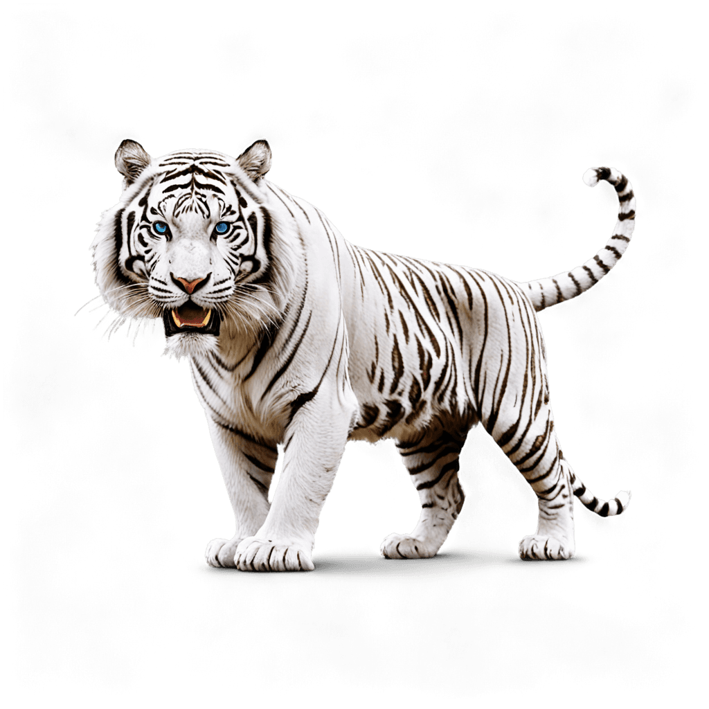 tiger,cool white tiger png,white tiger,tiger_beast,realistic-n 9,realistic painting effect