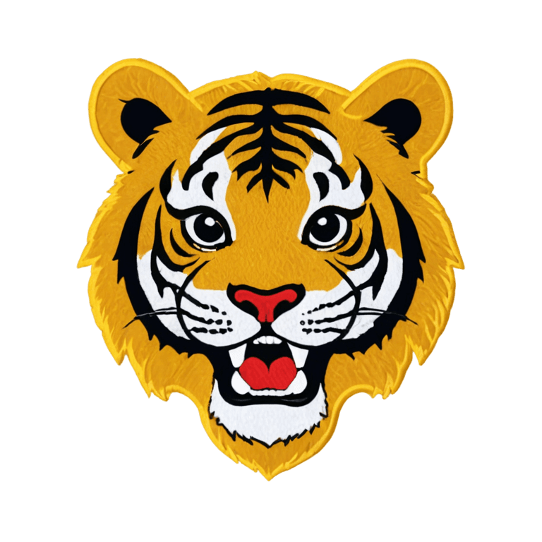 tiger,cub scout tiger patch png,high school mascot,((tiger)),tiger head,tigers