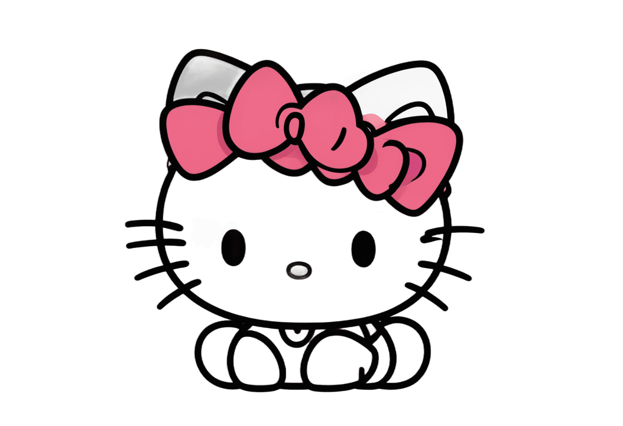 hello kitty,cute hello kitty png,cute! c4d,kitty,clipart icon,wearing hair bow