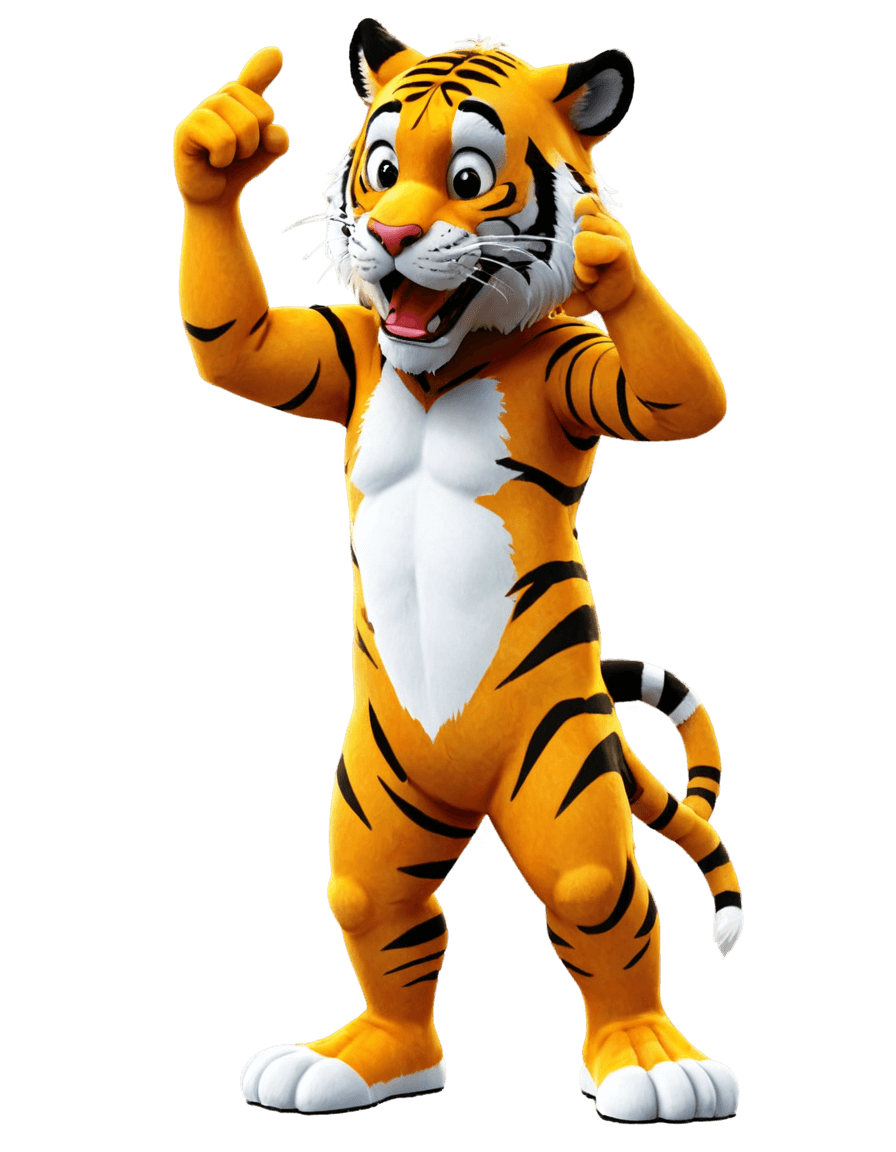 tiger,dabs tony the tiger png,((tiger)),disney stylized furry,anorld render,octan render