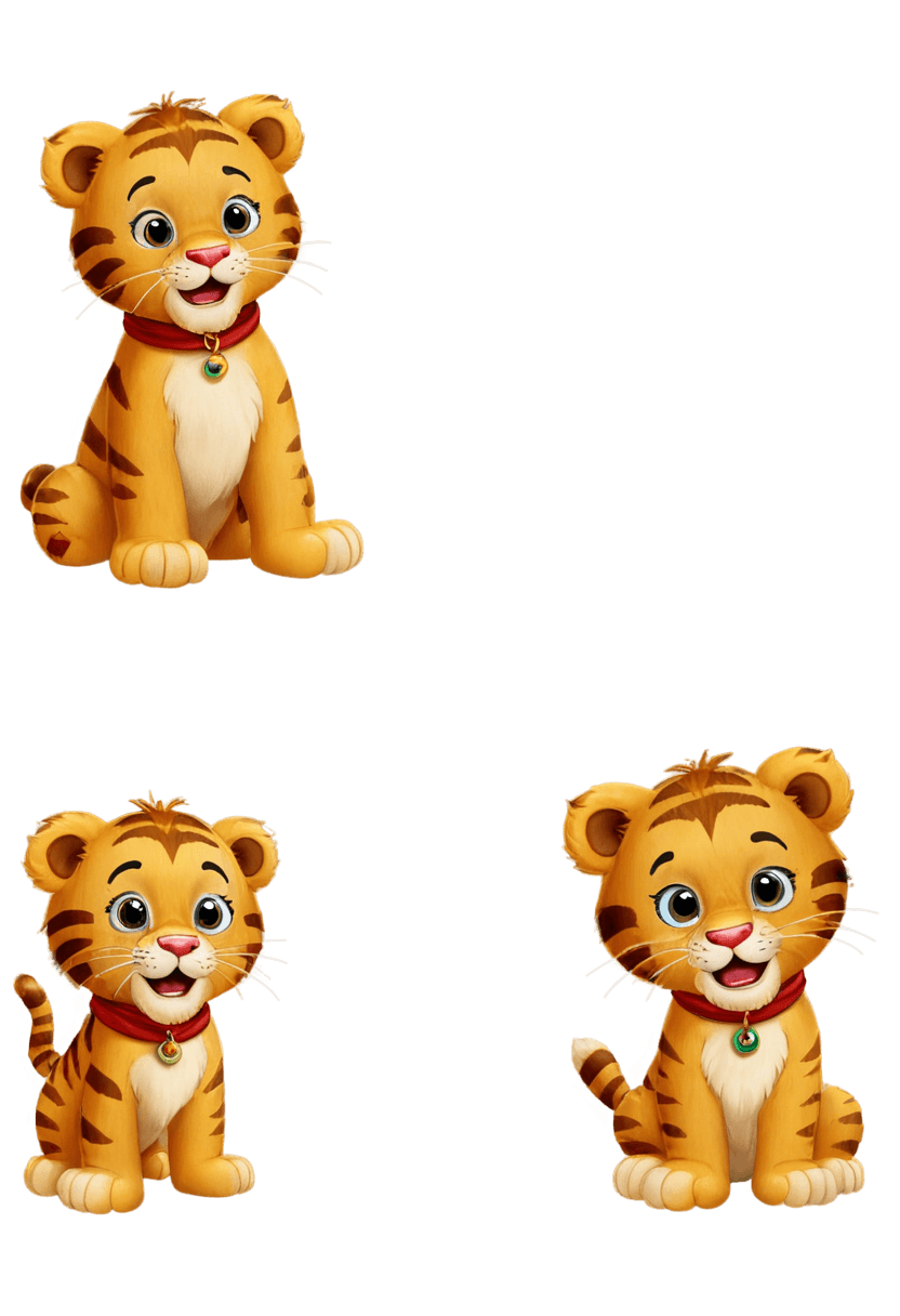 tiger,3 d cartoon,cartoon image,tigers,cartoon painting,psd spritesheet