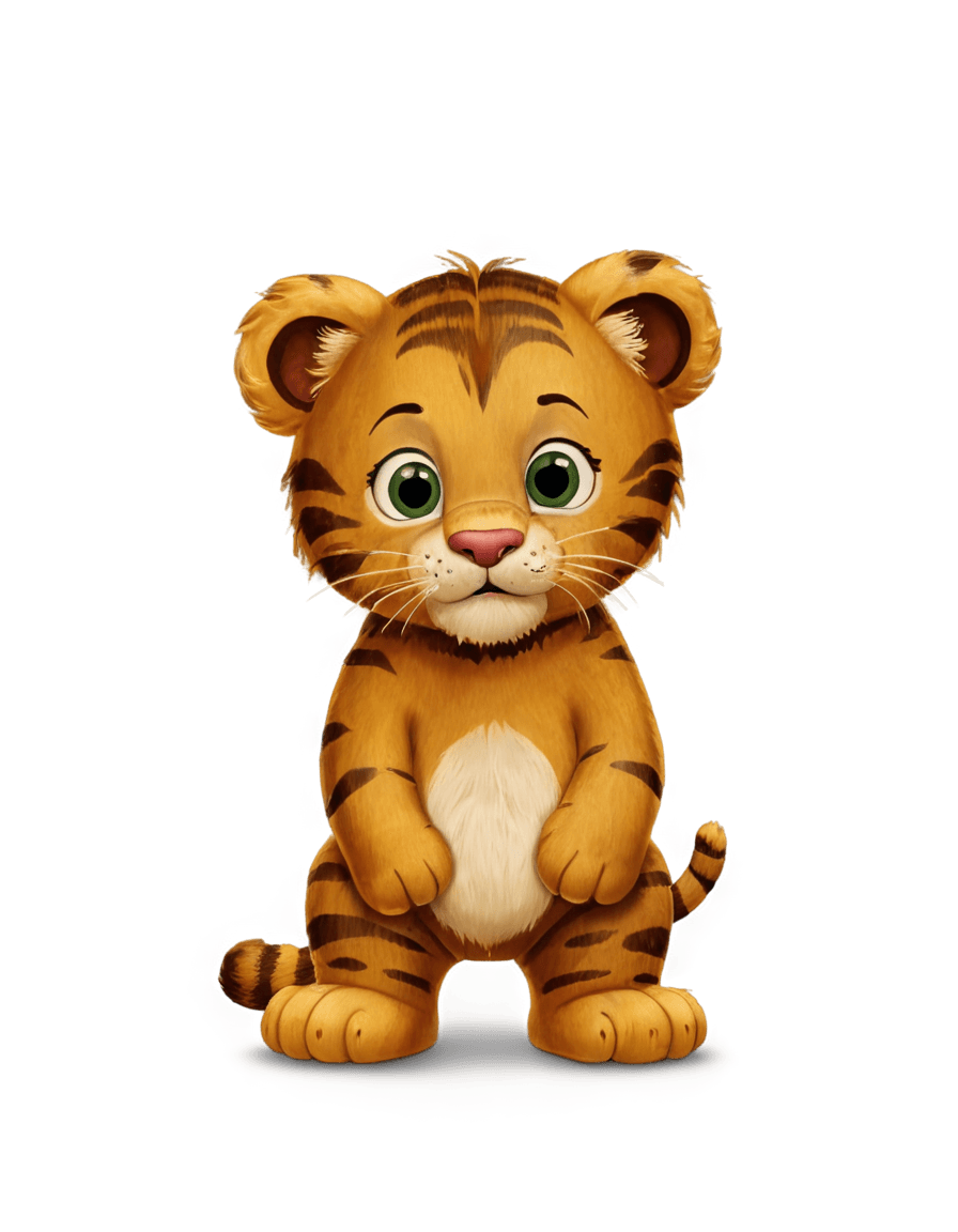 tiger,daniel the tiger background png,a tiger,cub,cute lion,cute animal