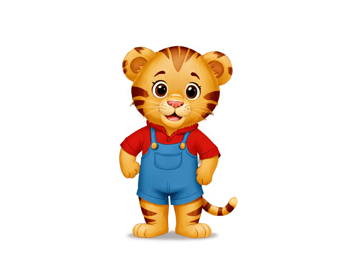 tiger,cute cartoon character,cartoon painting,cartoon digital painting,animated character design