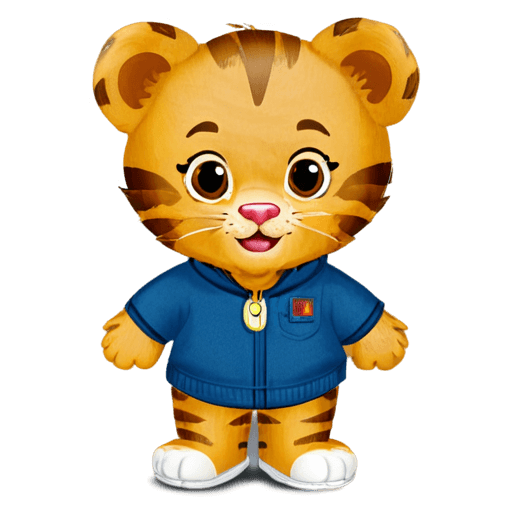 tigre, logotipo del vecindario de daniel tiger png, leonid, icono de la aplicación ios, icono de personaje, feng zhu |