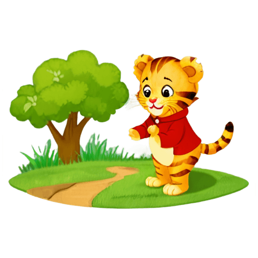 tigre,daniel tiger's neighborhood png,((tiger)),ilustración para niños,busytown,tiger_beast