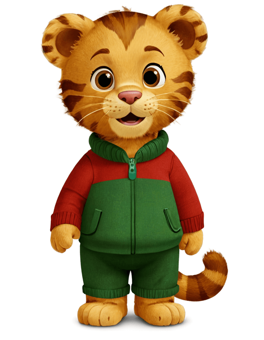 tiger,daniel tiger's neighborhood png,((tiger)),disney stylized furry,anthropomorphic tiger,anorld render