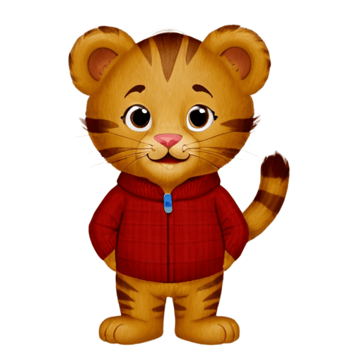 tiger,anthropomorphic tiger,((tiger)),leonid,tuffle coat,cute cartoon character