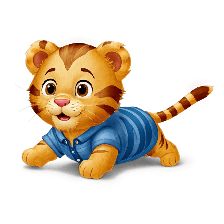 tigre, peludo estilizado de Disney, ((tigre))), leonid, lindo personaje de dibujos animados, zootopia de Disney Pixar