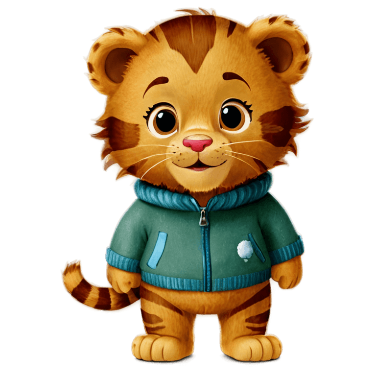 tiger,daniel tiger winter png,anthropomorphic tiger,disney pixar zootopia,cute cartoon character,app icon