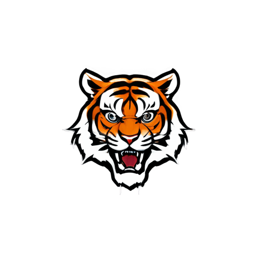 tiger,uncompressed png,((tiger)),logo without text,transparent background,tiger_beast