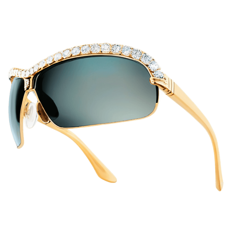 gafas de sol, gafas de sol de diseñador, gafas de oro, joyería de rapero, gafas de gucci, boucheron