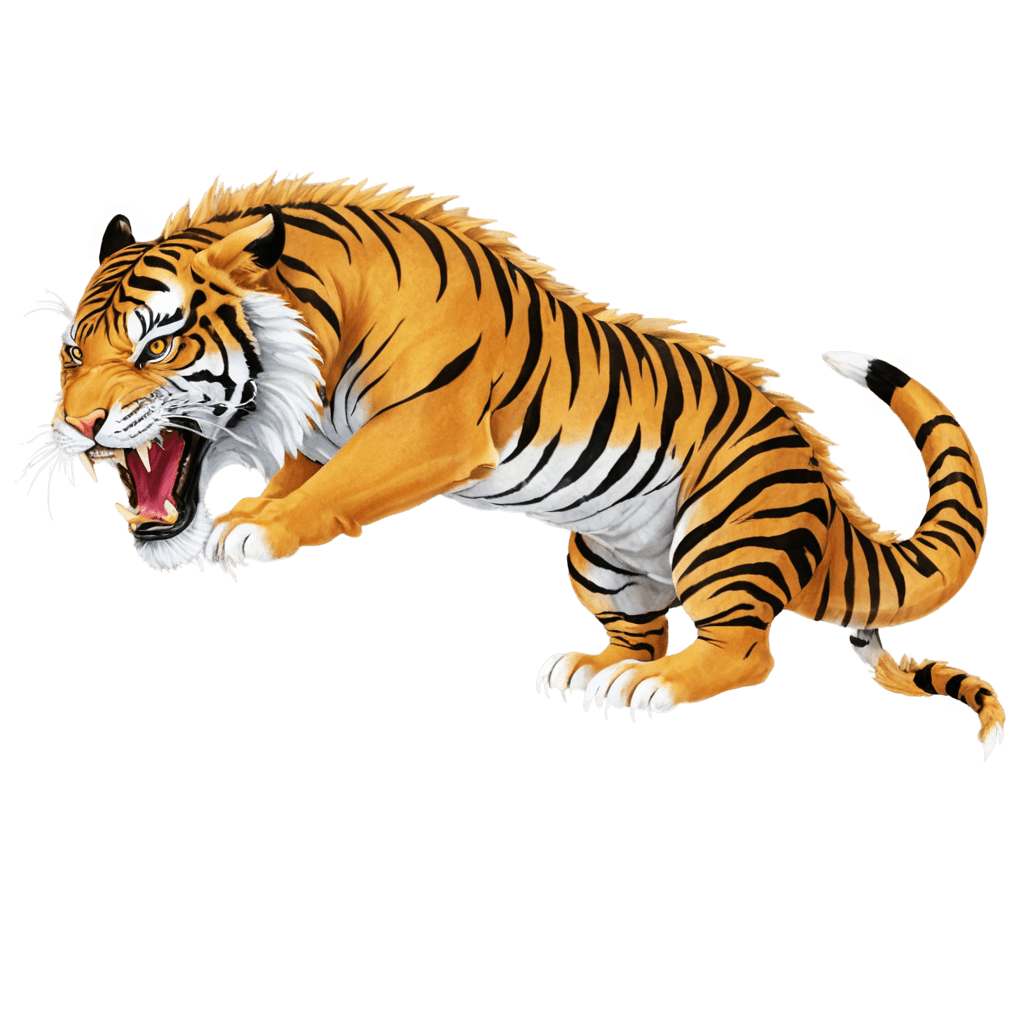 tigre, un tigre, ardilla / tigre, tigres, medio tigre, cazador de erin