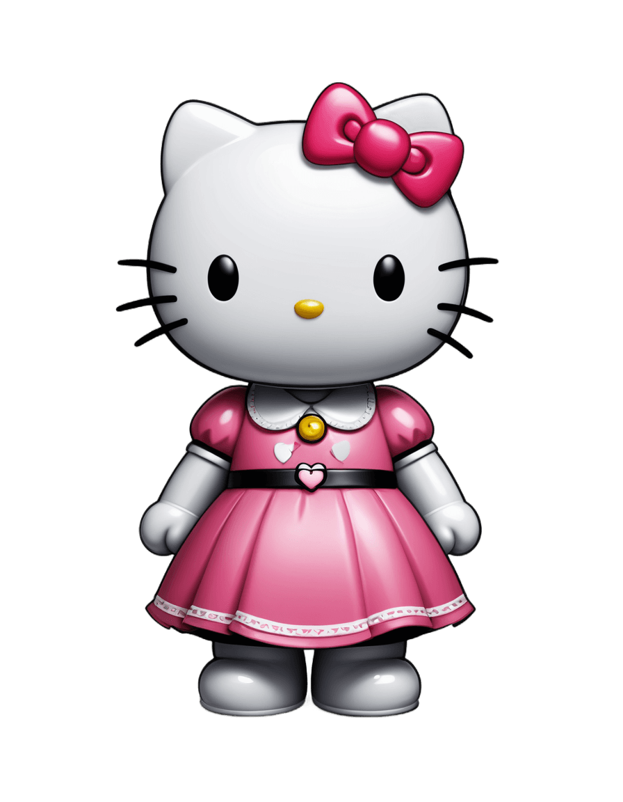 hello kitty,evil hello kitty png,robotic cat,artificial intelligence princess,the mekanik doll,friendly humanoid robot