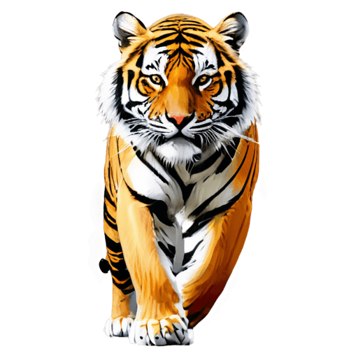 tigre, tiger_beast, tigre sagrado, un tigre, sombreado suave de la imagen, piel del tigre