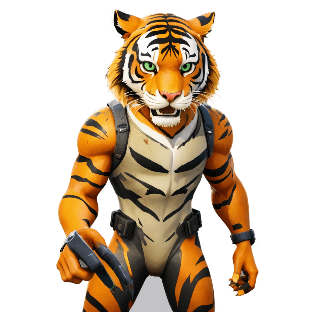 tiger,((tiger)),tiger_beast,half tiger,mobile game asset