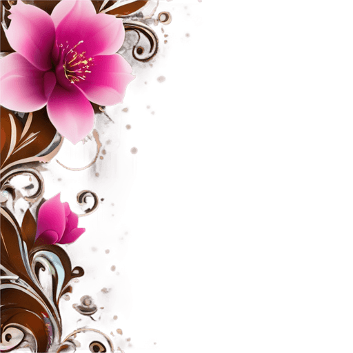 fundo rosa e marrom convite png Pink flowers adorn a dark background