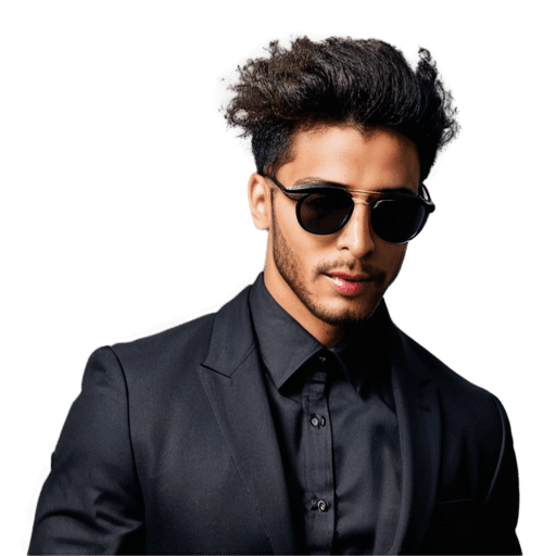 gafas de sol, cantante suave, farid ghanbari, moda masculina, mohamed chahin