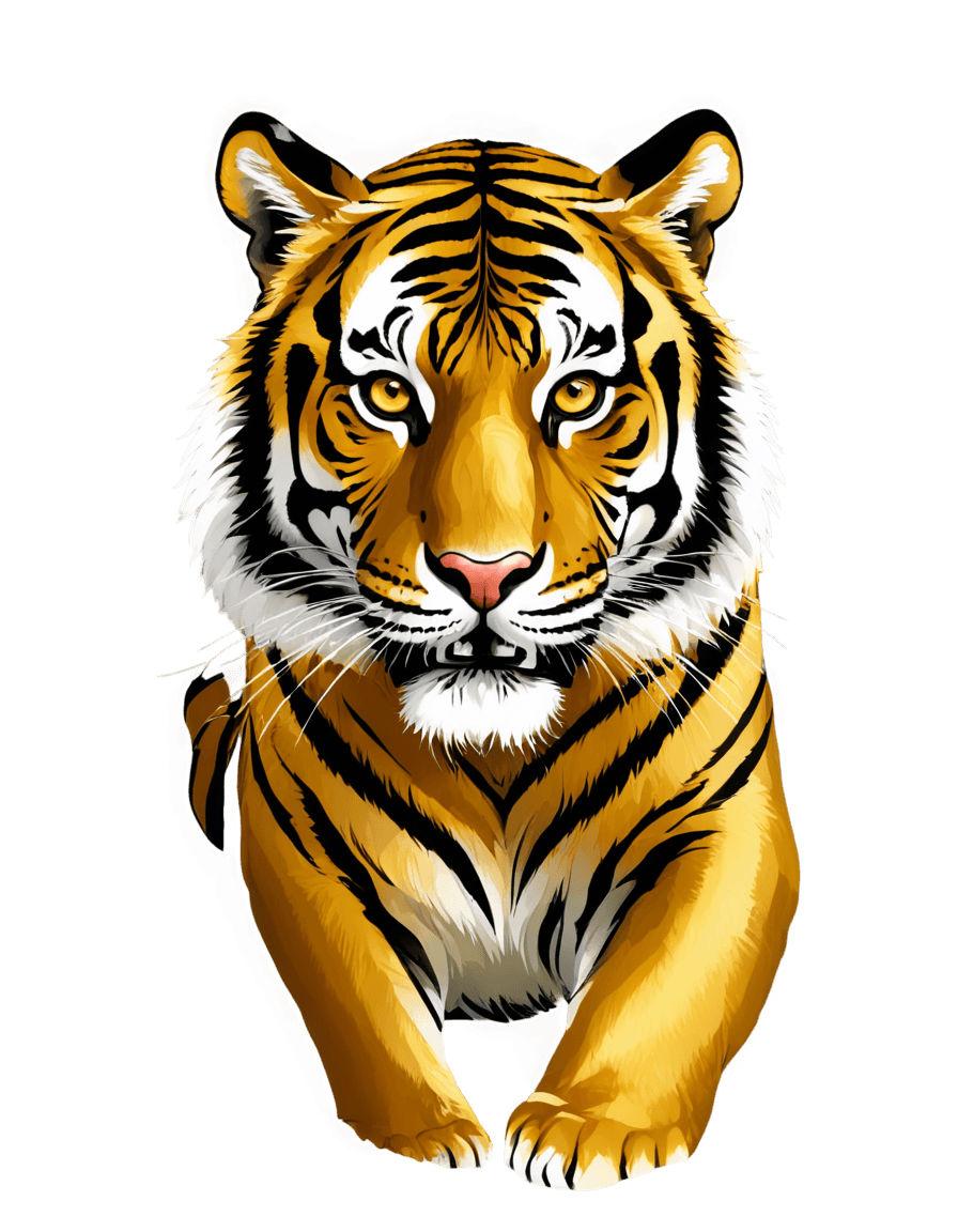 tiger,a tiger,tigers,sacred tiger,anthropomorphic tiger,half tiger