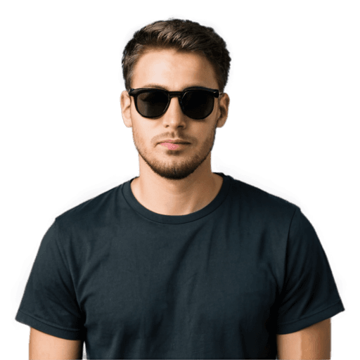 sunglasses,guy with sunglasses png,man with glasses,digital sunglasses,half-frame square glasses,black square glasses