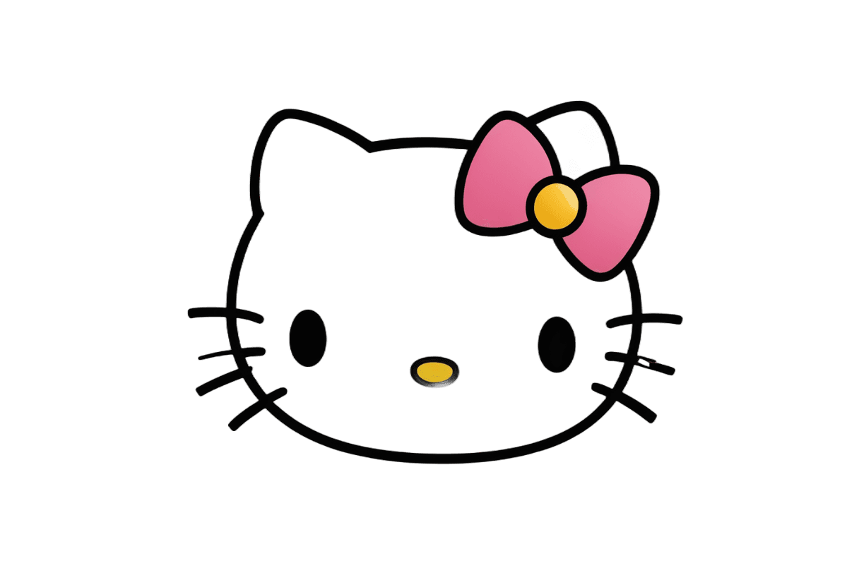 ¡Hola gatito, gato kawaii, lindo! C4D, Elokitty, icono de imágenes prediseñadas, imagen flash