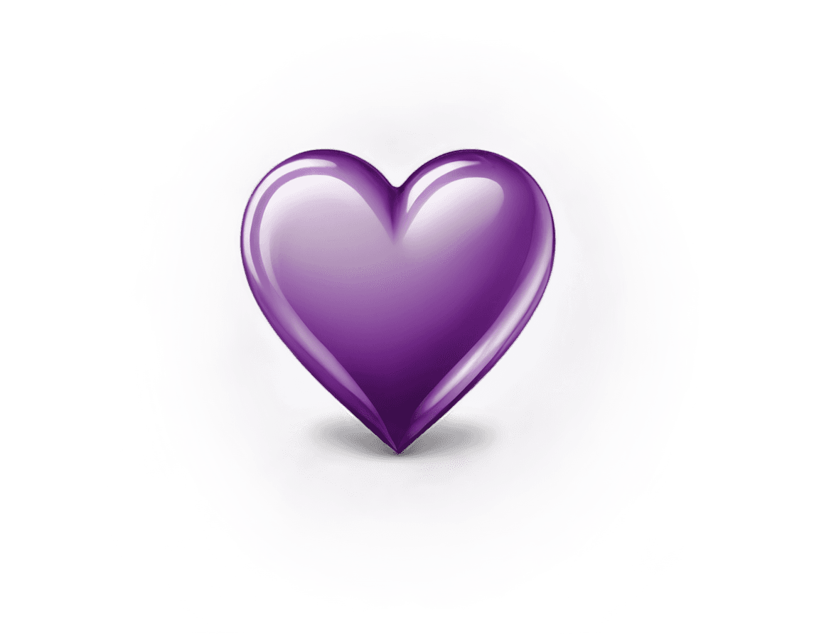 heart purple png A purple heart on a purple background