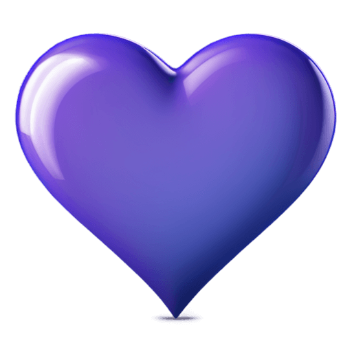 hearts png video A purple heart on a purple background