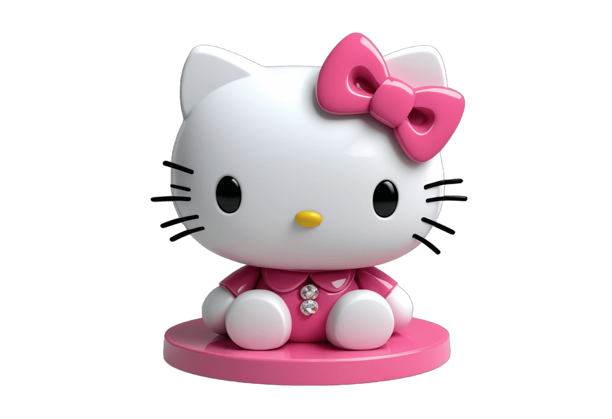 hello kitty,cute! c4d,kitty,cgi animation,kawaii hq render,cute toy