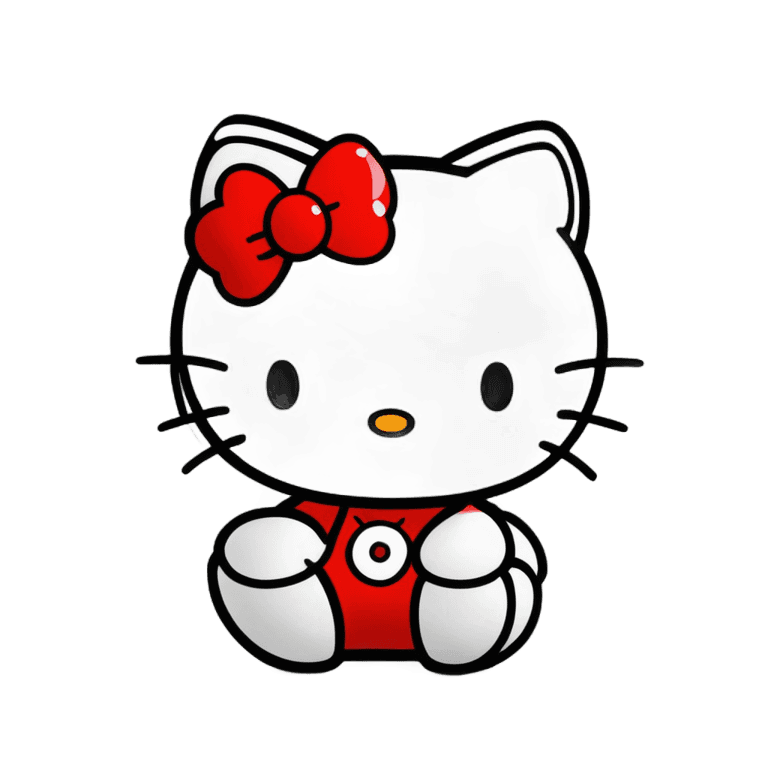 hello kitty,sanrio,kitty,anthropomorphic female cat,cute cartoon character,cute! c4d