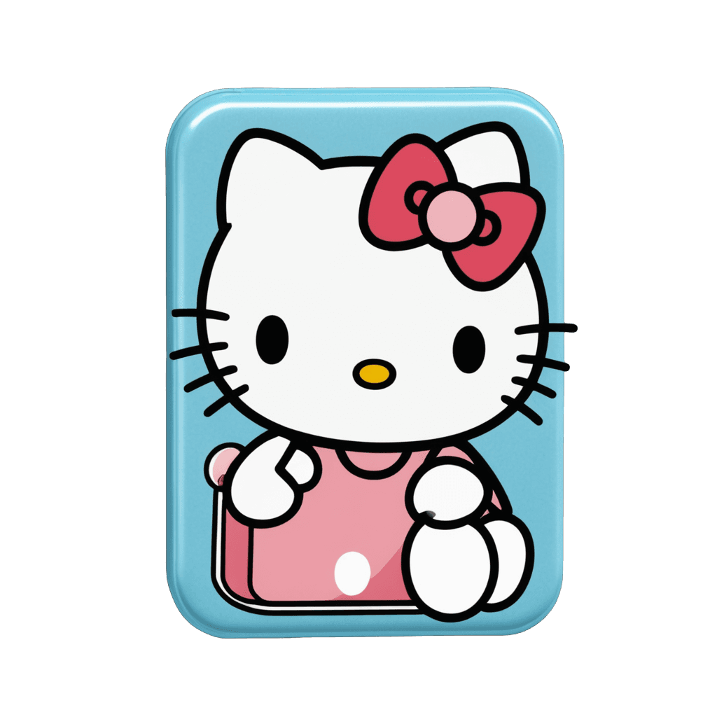 hello kitty,anthropomorphic female cat,sanrio,app icon,dating app icon