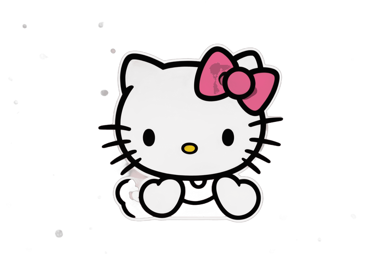 hello kitty,cute! c4d,elokitty,cartoonish cute,stickers